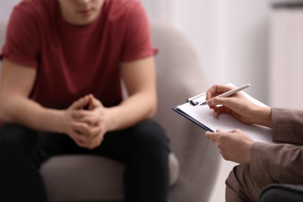 Teen Receiving Addiction Treatment