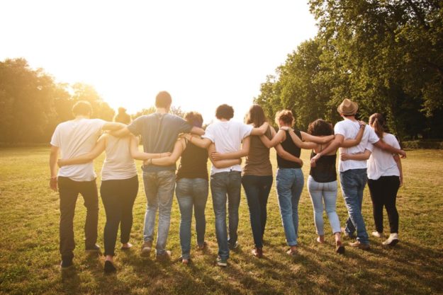 a group of people enjoy the benefits of enrolling in a teen boot camp