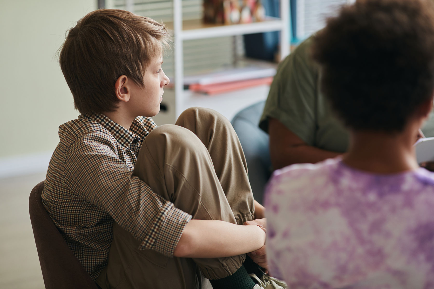 a teen gets support after a traumatic experience